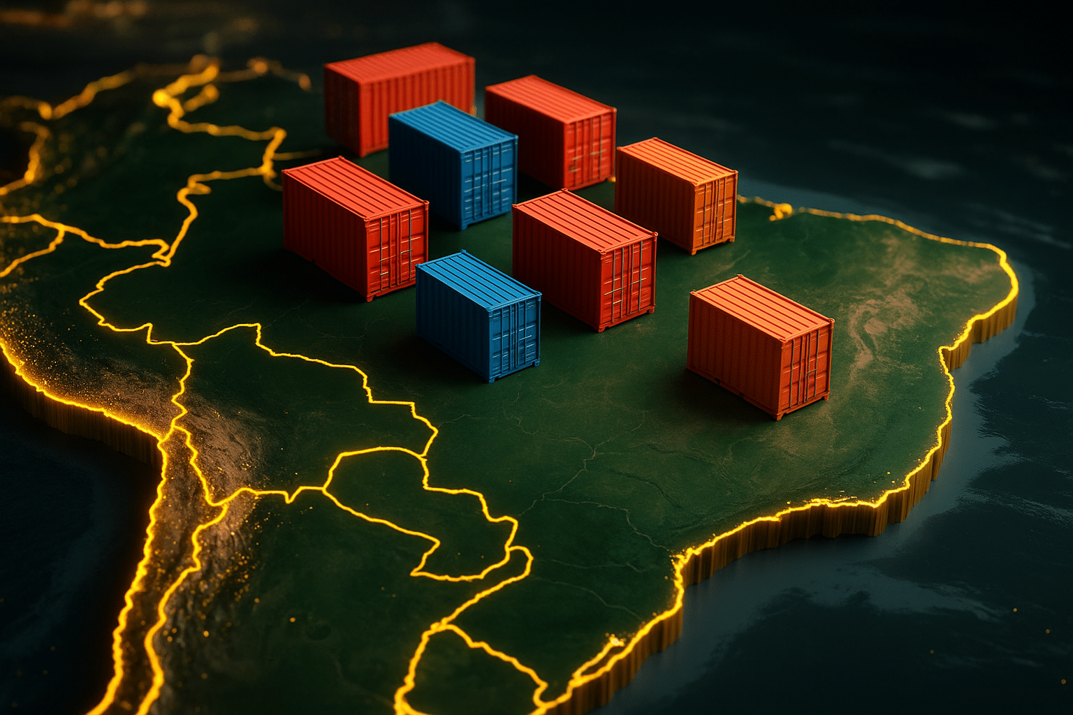 Isenção de tarifas de Trump beneficia 43% das exportações brasileiras