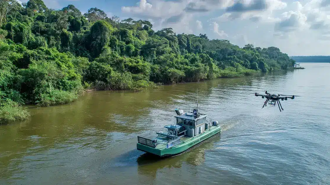 Barco Autônomo Revoluciona Monitoramento do Rio Xingu