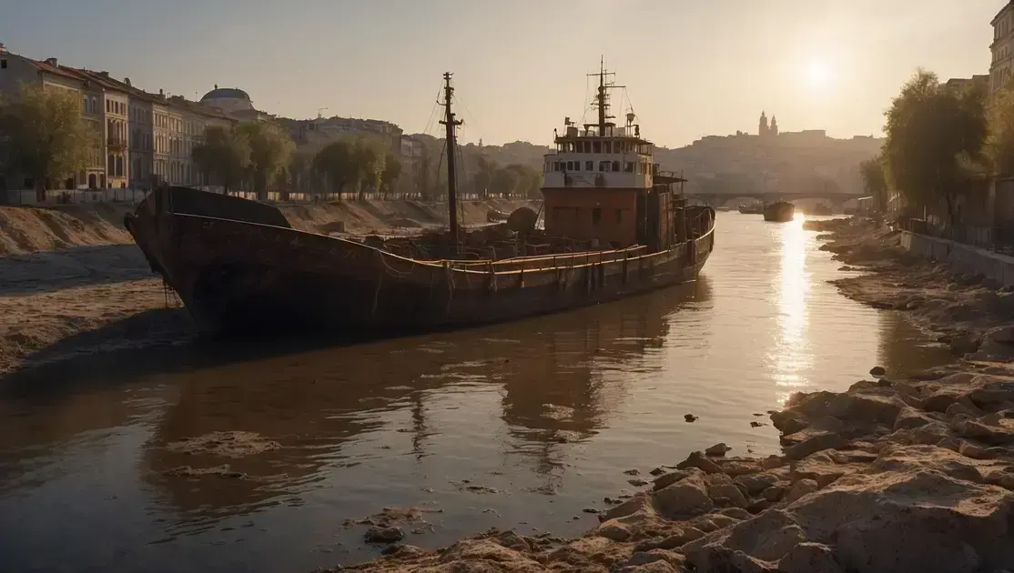 Níveis Baixos nos Rios Elevam Custos de Transporte na Europa