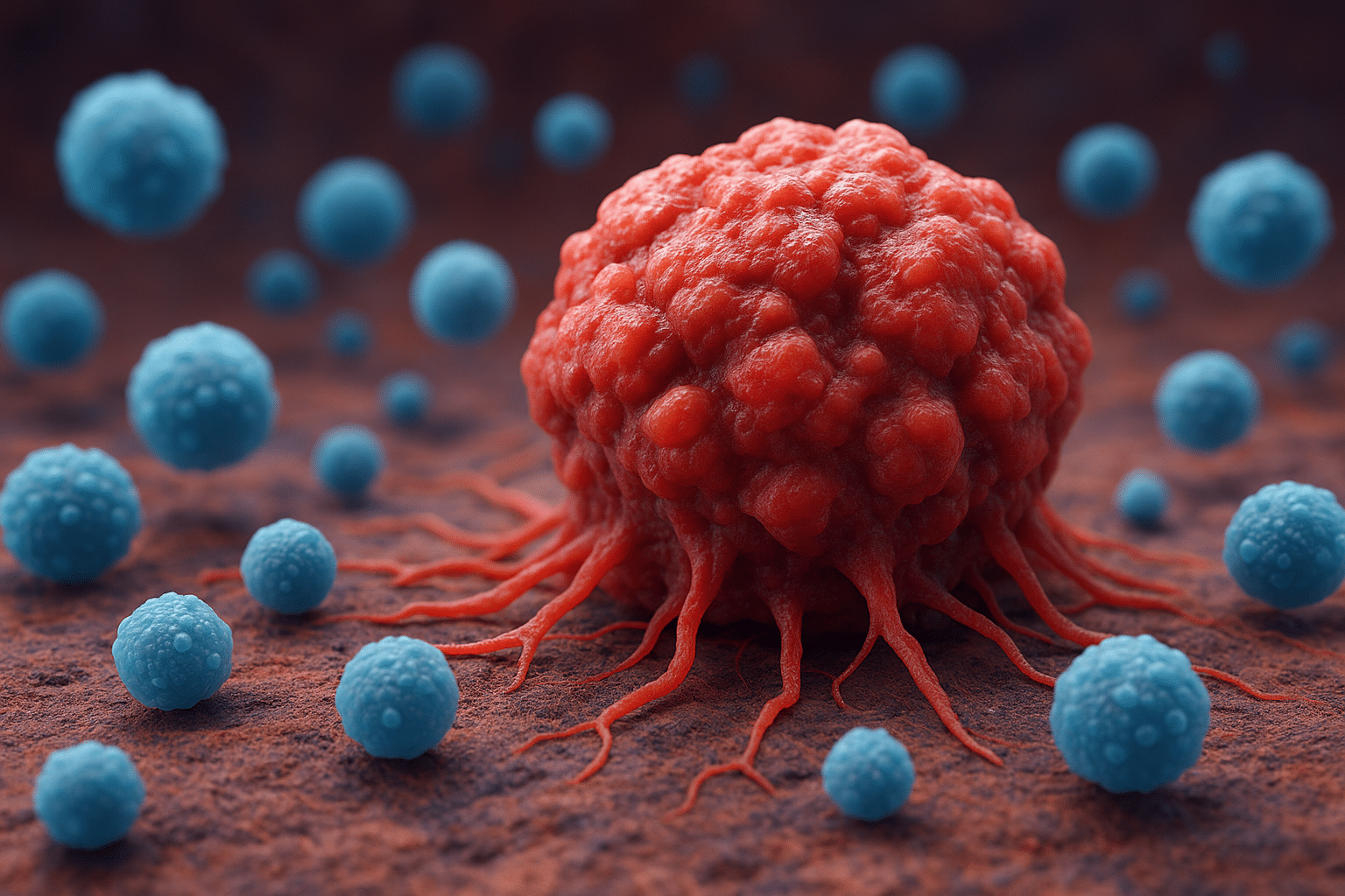 Plataforma de IA desenvolve mísseis moleculares contra células cancerígenas