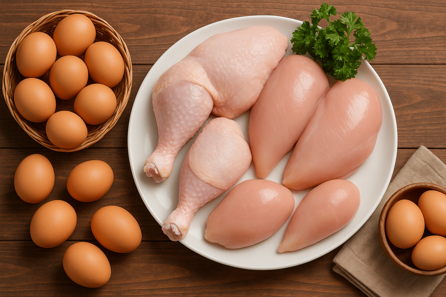 Projeções indicam queda nas exportações de frango em 2025 e recorde de vendas de ovos