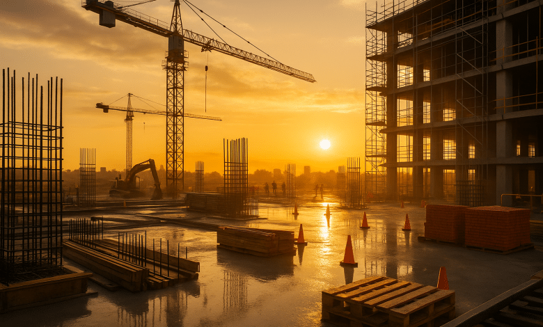 Economia circular na construção civil transforma resíduos em recursos
