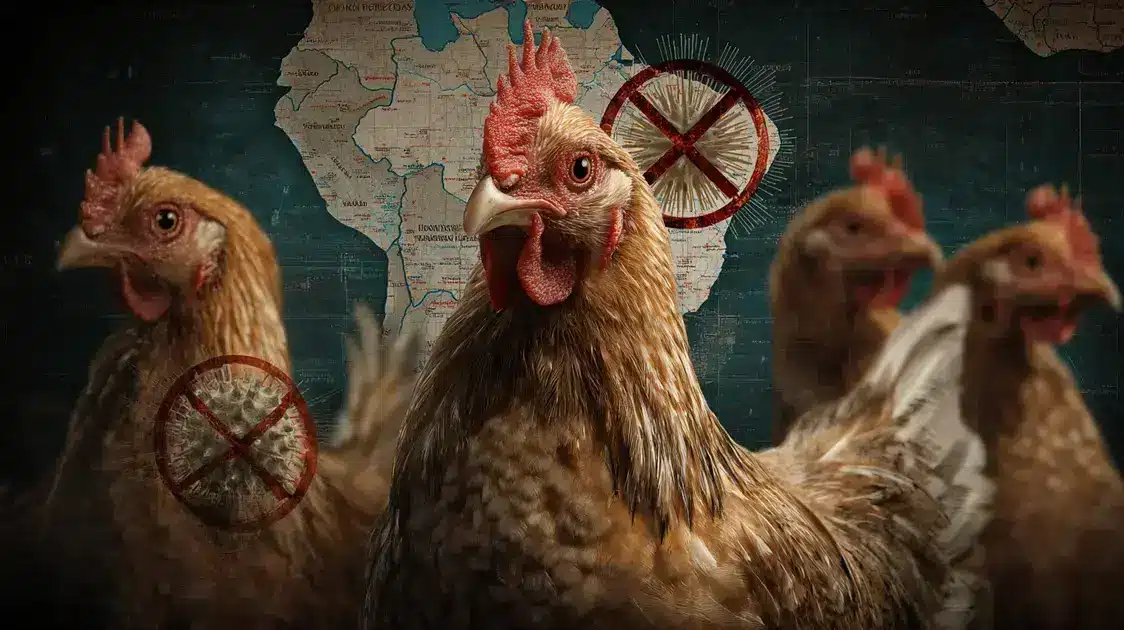 Gripe Aviária na Argentina Suspende Exportações de Aves