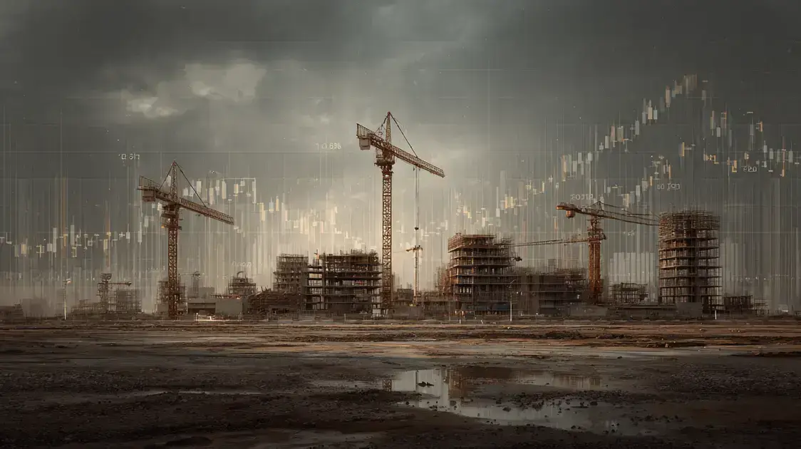 Investimento na Construção Cai ao Menor Nível em 28 Meses