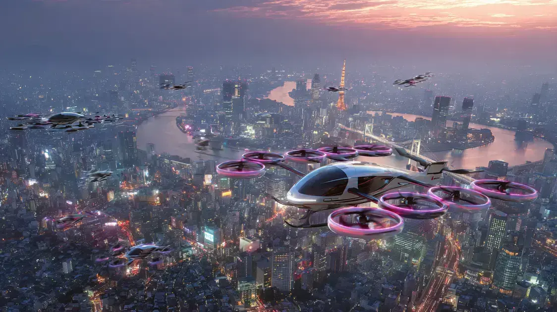 Japão Inova com Táxis Voadores Elétricos em 2027