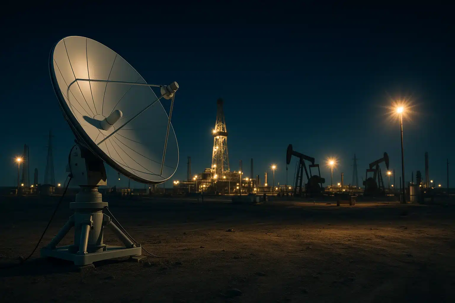 Edge e Myriota levam IoT via satélite para campos petrolíferos remotos