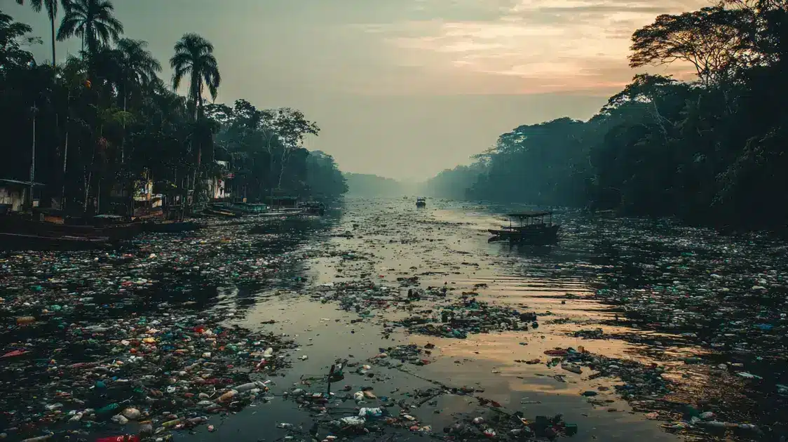 Estudo revela contaminação por plásticos na Amazônia