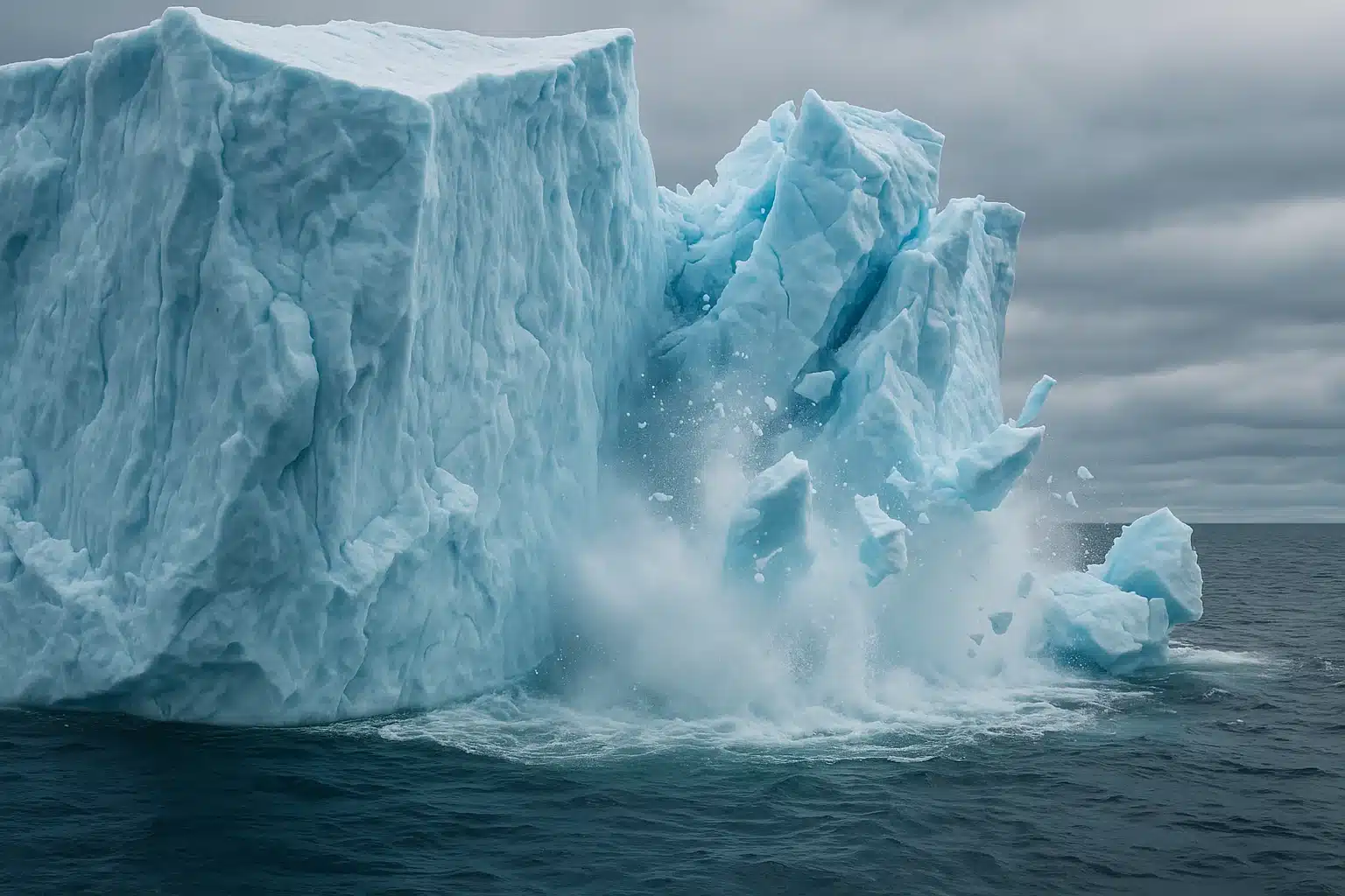 Iceberg gigante A23a desintegra-se após 40 anos no mar