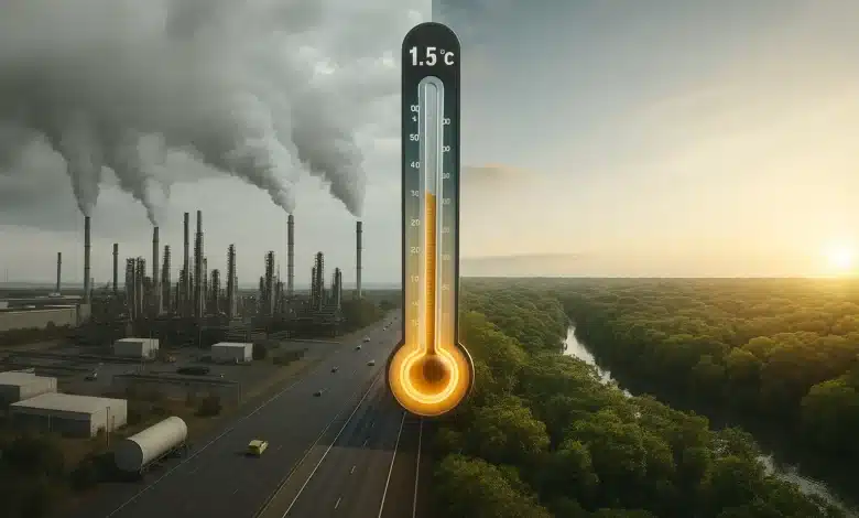 Combustíveis fósseis colocam em risco meta de aquecimento de 1,5°C
