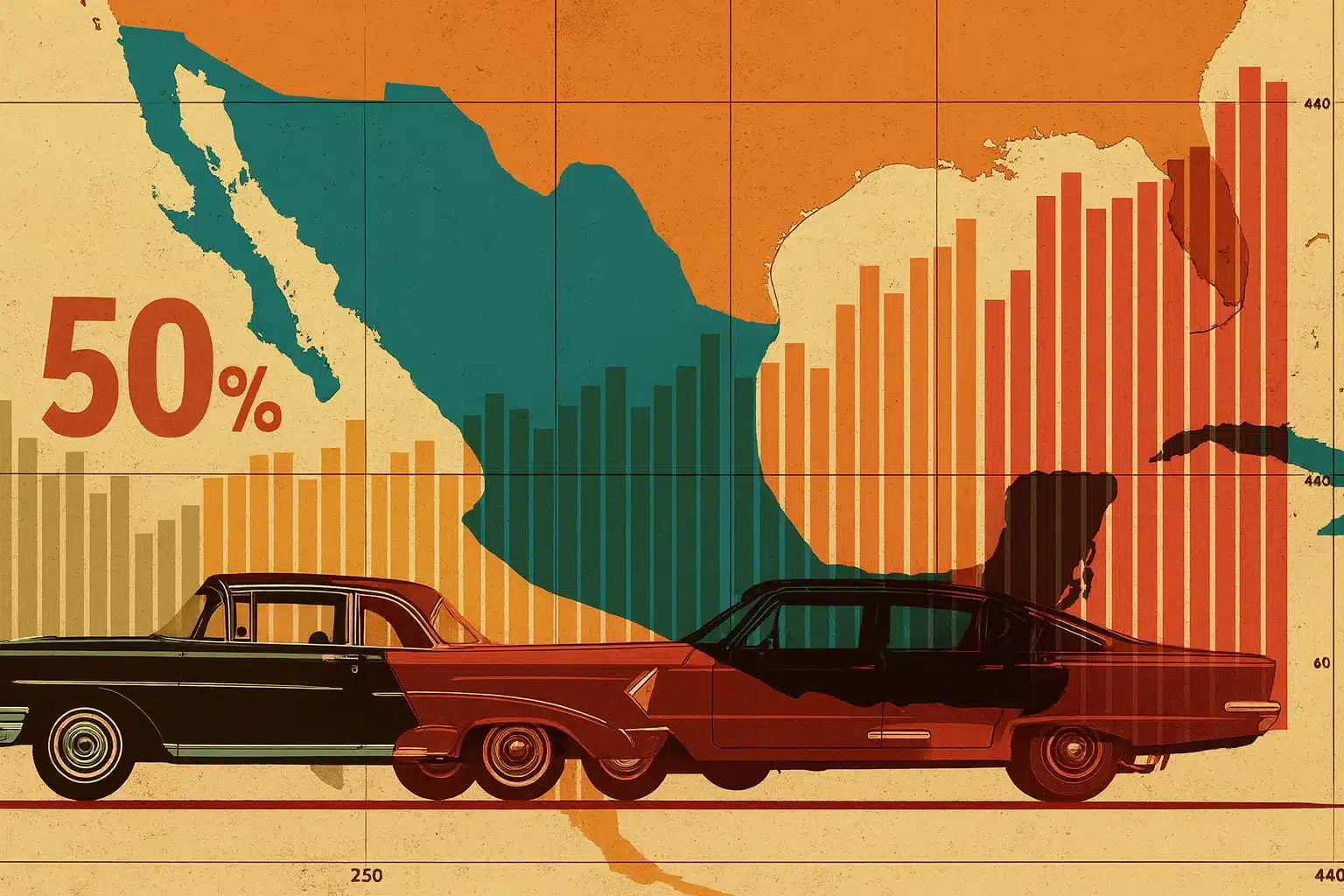 México aumenta tarifas sobre carros asiáticos para 50%