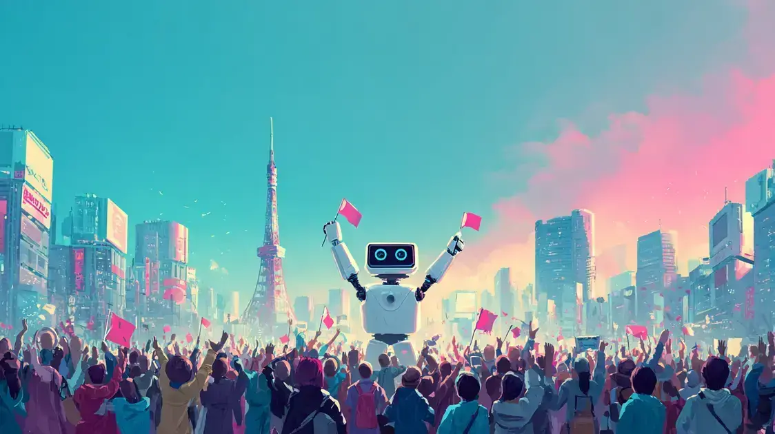 Partido Japonês Inova com Líder de Inteligência Artificial