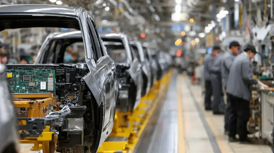 Crise dos Chips Ameaça Produção Automotiva no Brasil