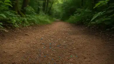 Microplásticos nas trilhas ameaçam ecossistemas naturais 9 Calçados e roupas sintéticas aumentam microplásticos nas trilhas