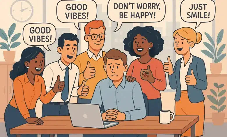 Positividade tóxica no trabalho compromete produtividade