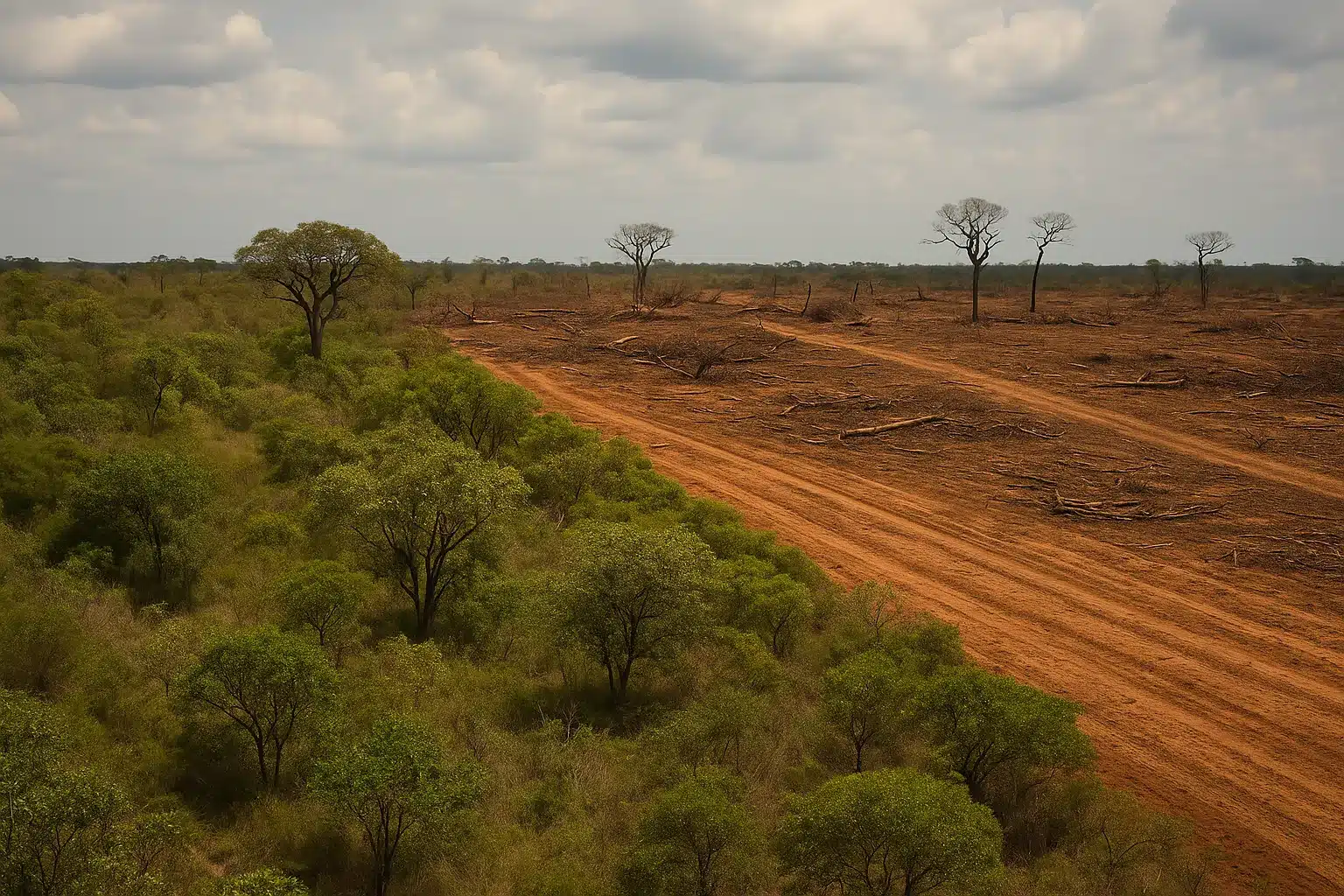 Desmatamento no Cerrado ameaça produção de soja e cadeias de suprimento
