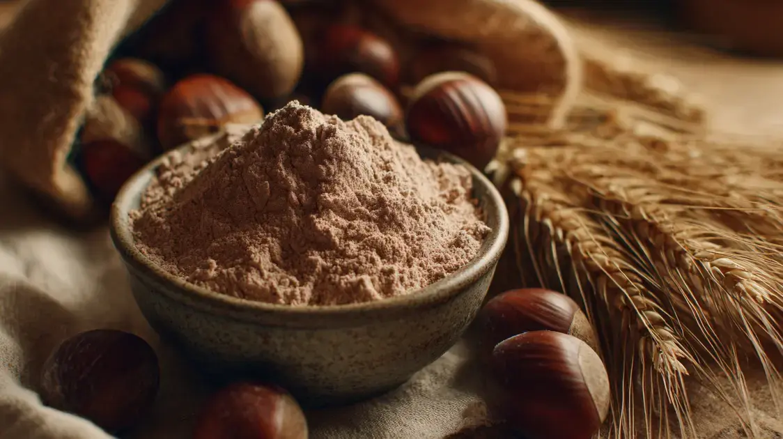 Farinha de Castanha: Proteína 60% Superior ao Trigo