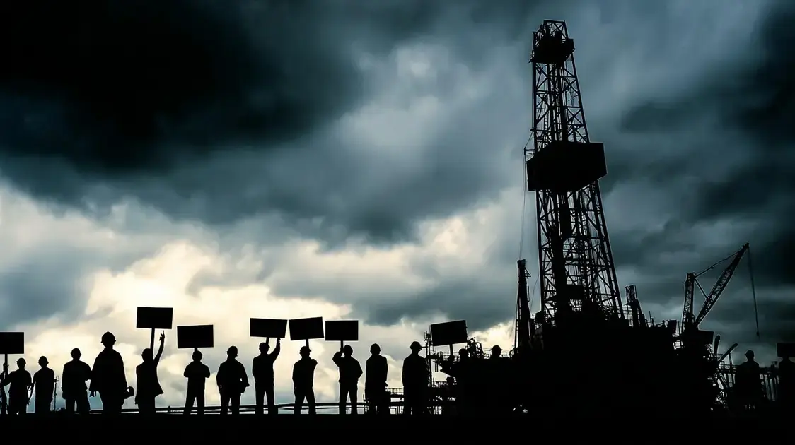 Greve de Petroleiros Ameaça Produção Nacional