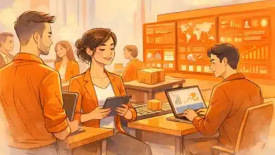 Shopee abre inscrições para novo programa de estágio no Brasil 5 Ambiente corporativo contemporâneo integrado a um centro logístico.