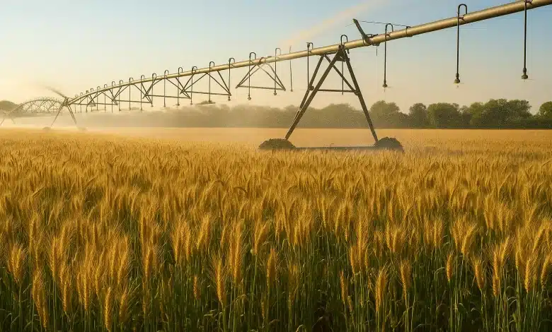 Irrigação estratégica eleva produtividade do trigo no Cerrado