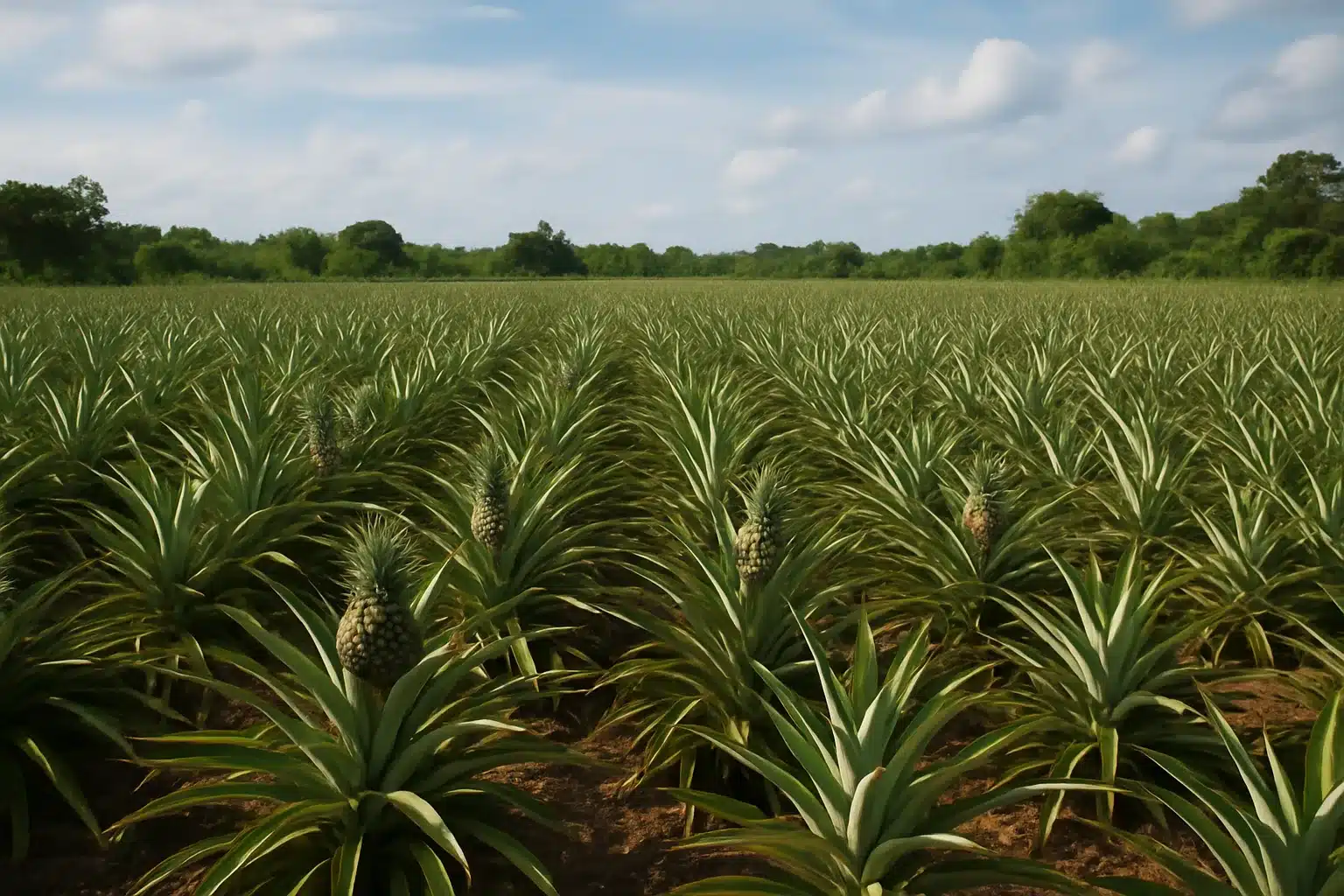 Abacaxis resistentes da Embrapa elevam produtividade no campo