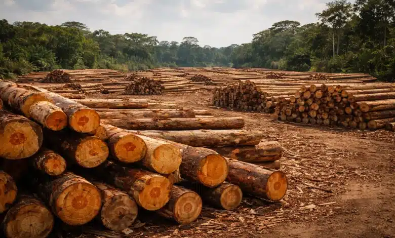 Madeira ilegal da Amazônia inunda mercados da UE e EUA