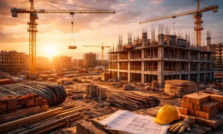 Preços da construção sobem 1,54% em janeiro de 2026