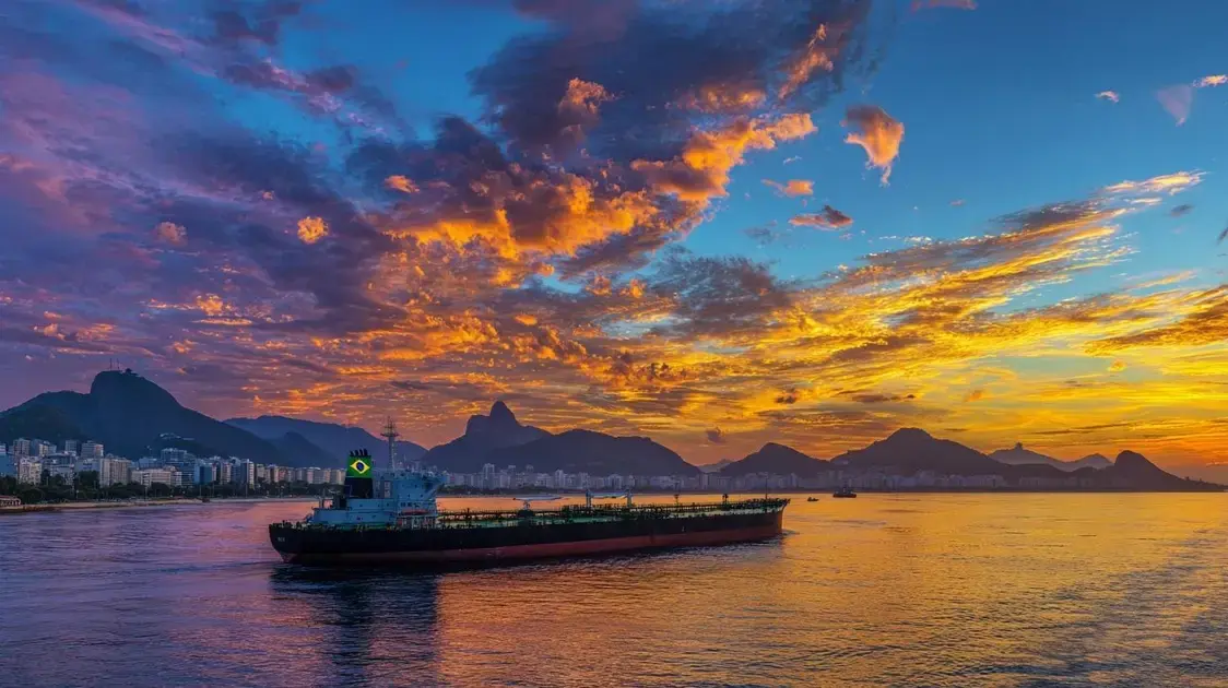 Exportação de Petróleo do Brasil Atinge Recorde em 3 Anos