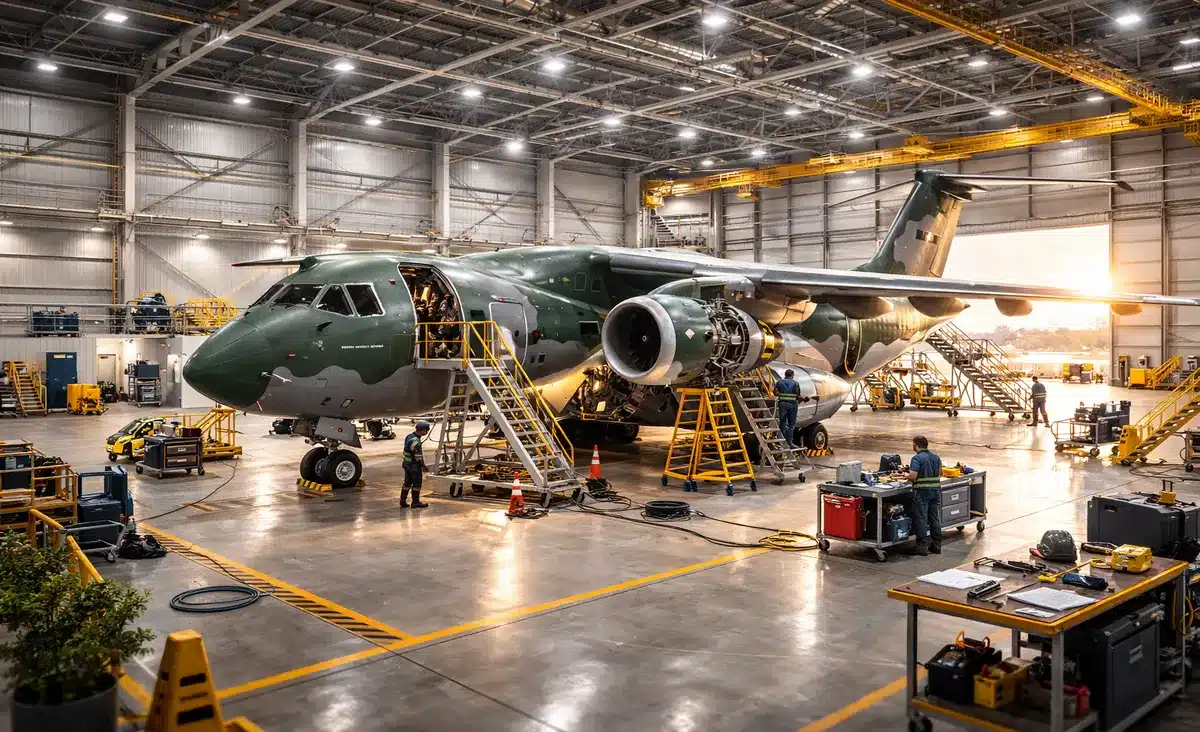 Embraer e Mahindra planejam instalação de MRO na Índia para C-390