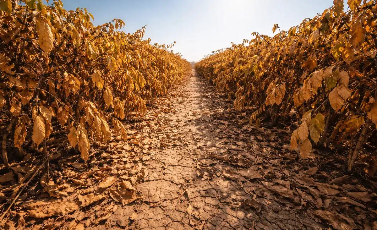 Crise climática ameaça produção de café globalmente