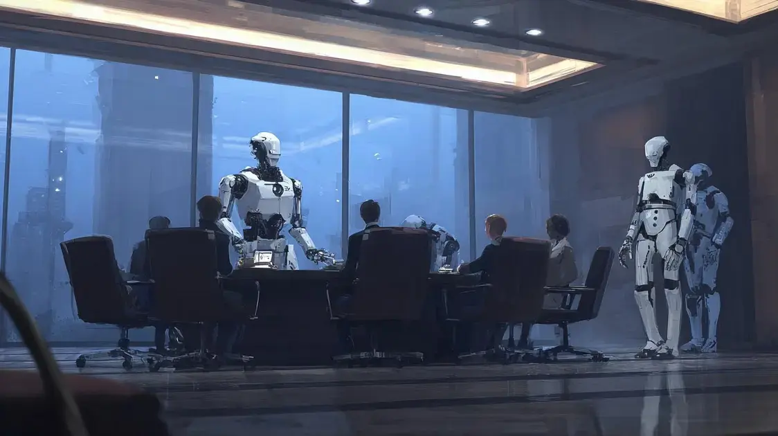 Robôs em Reuniões: Revolução ou Dystopia Corporativa?