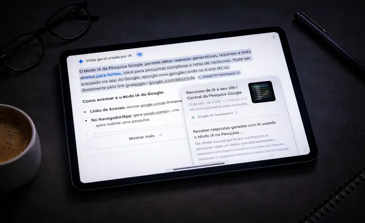 Google aprimora exibição de links nas buscas com IA