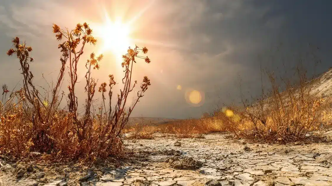 Secas Perigosas Aceleram com Ondas de Calor Intensificadas