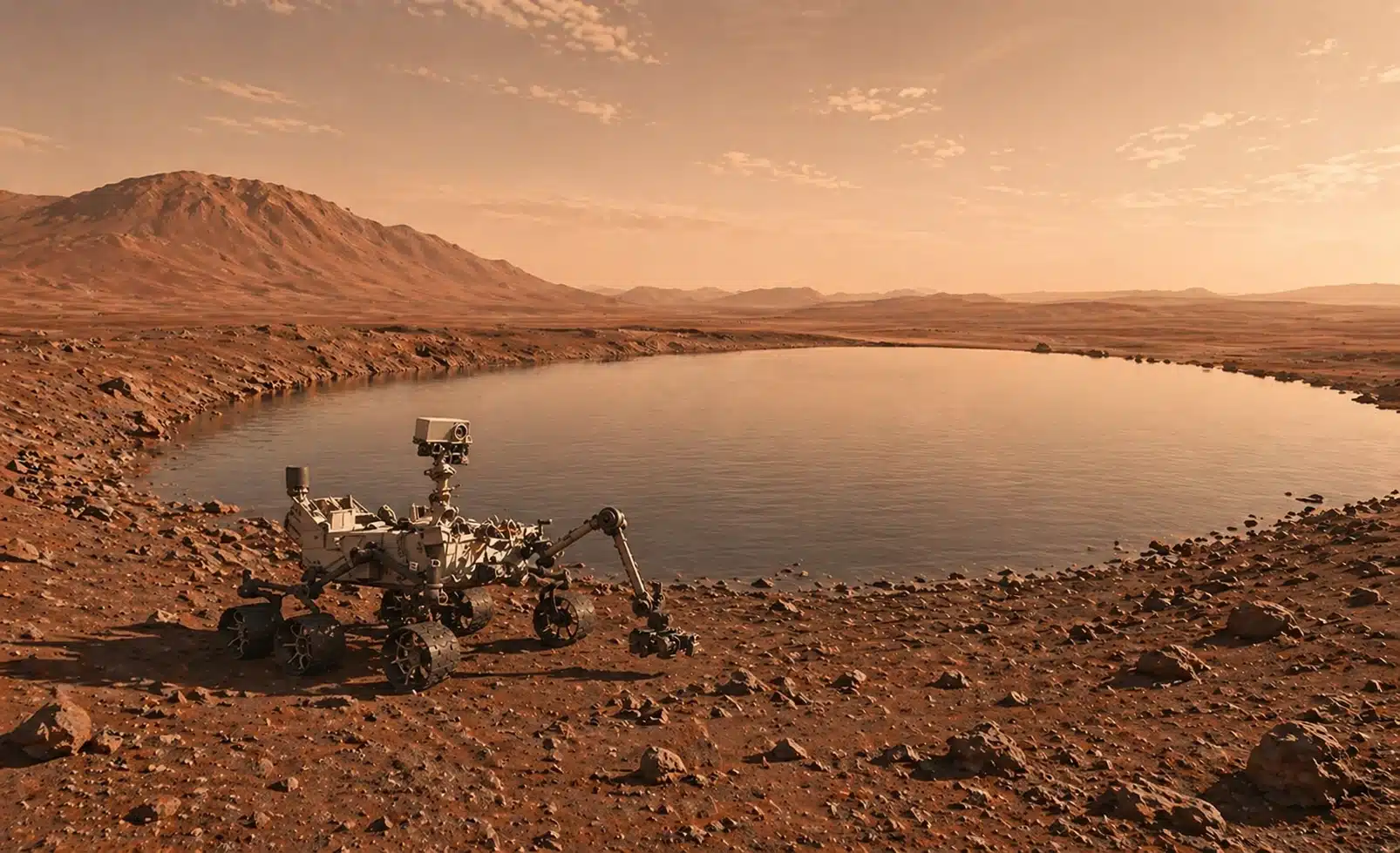 Curiosity descobre lago antigo em Marte com metais raros