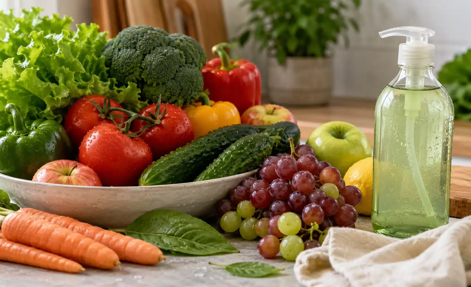 Biodetergente inovador prolonga vida útil de frutas