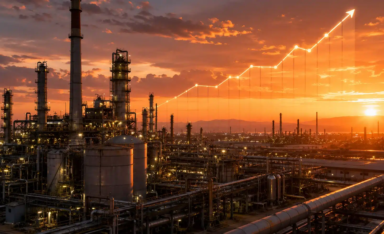 Preços da indústria sobem 2,63% em abril com pressão do petróleo