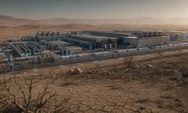 Centros de dados de IA serão construídos em áreas secas dos EUA