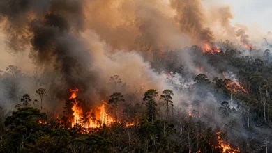 Incêndios florestais elevam emissões de carbono em várias regiões do mundo