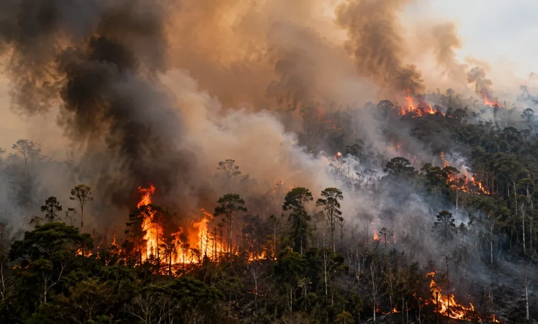 Incêndios florestais elevam emissões de carbono em várias regiões do mundo