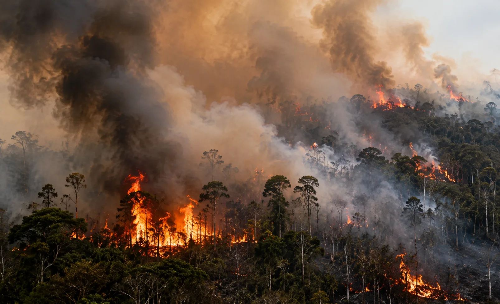 Incêndios florestais elevam emissões de carbono em várias regiões do mundo