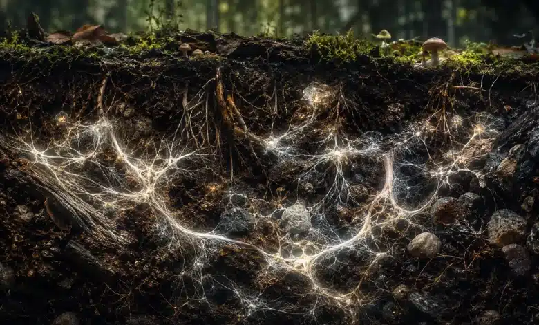 Redes subterrâneas de fungos alcançam mais de 100 quatrilhões de km