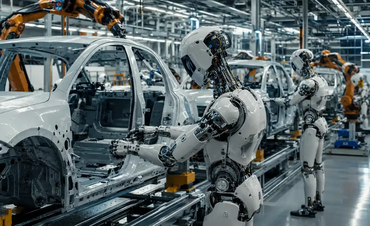 BMW inova com robôs humanoides na produção de carros 2 BMW inova com robôs humanoides na produção de carros