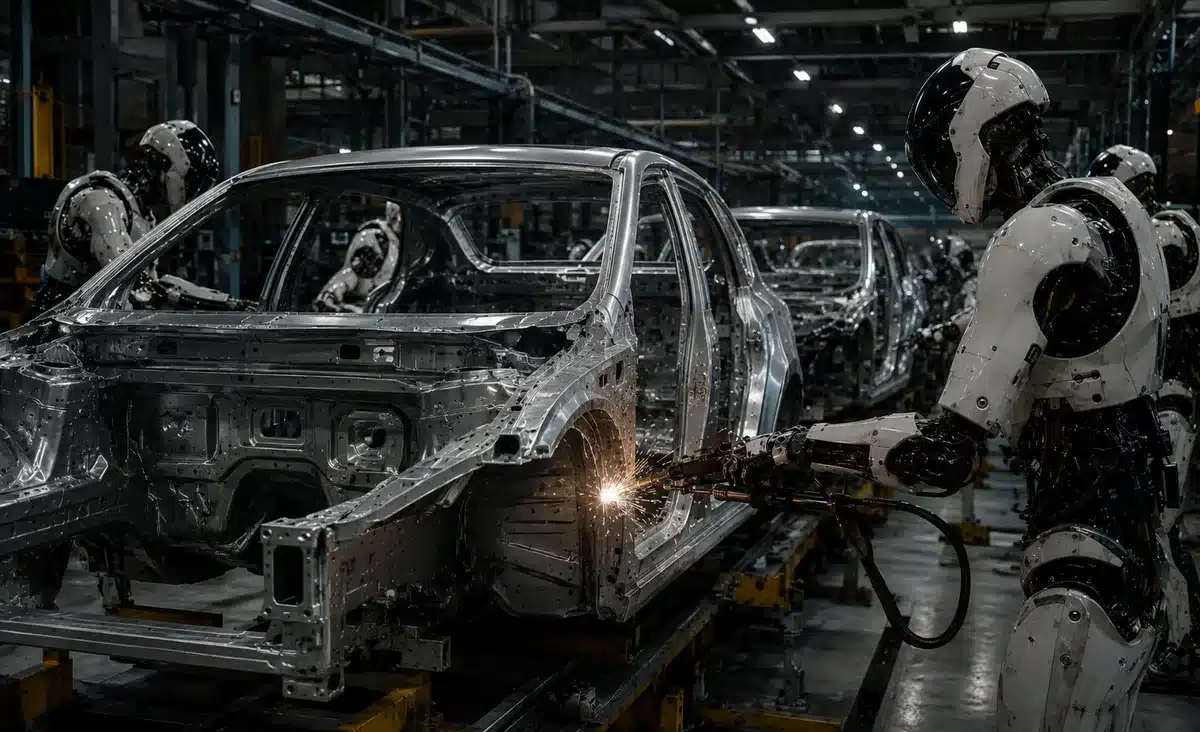 Trabalhadores aprovam greve na Hyundai contra robôs humanoides