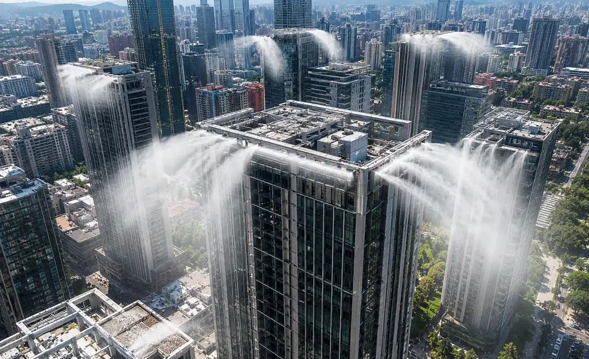 China testa sistema de resfriamento urbano capaz de diminuir calor em até 8°C 2 China testa sistema de resfriamento urbano capaz de diminuir calor em até 8°C