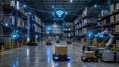 5G transforma armazém da Huawei em Sorocaba