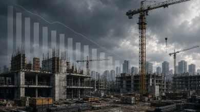 Preços da construção variam 0,44% em julho