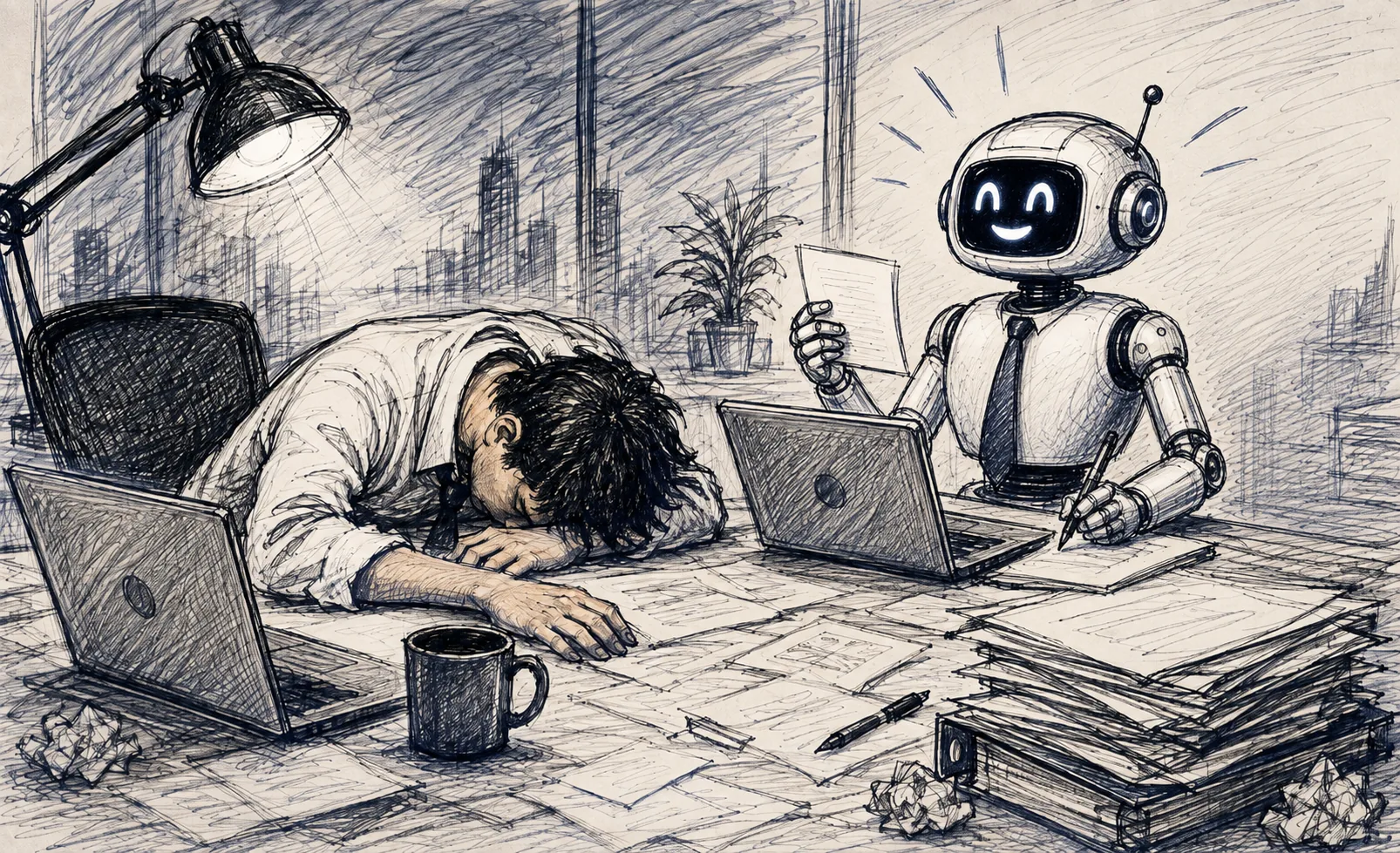 Inteligência artificial reduz trabalho ou aumenta jornadas? 2 Inteligência artificial reduz trabalho ou aumenta jornadas?