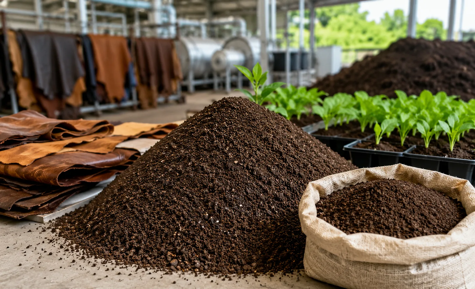 JBS Couros transforma resíduos em fertilizantes 2 JBS Couros transforma resíduos em fertilizantes