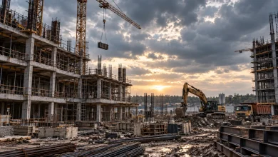 Preços da construção variam 0,44% em agosto