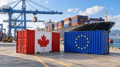 Canadá busca 'aliança única' com União Europeia em meio à disputa com os EUA 2 Canadá busca 'aliança única' com União Europeia em meio à disputa com os EUA