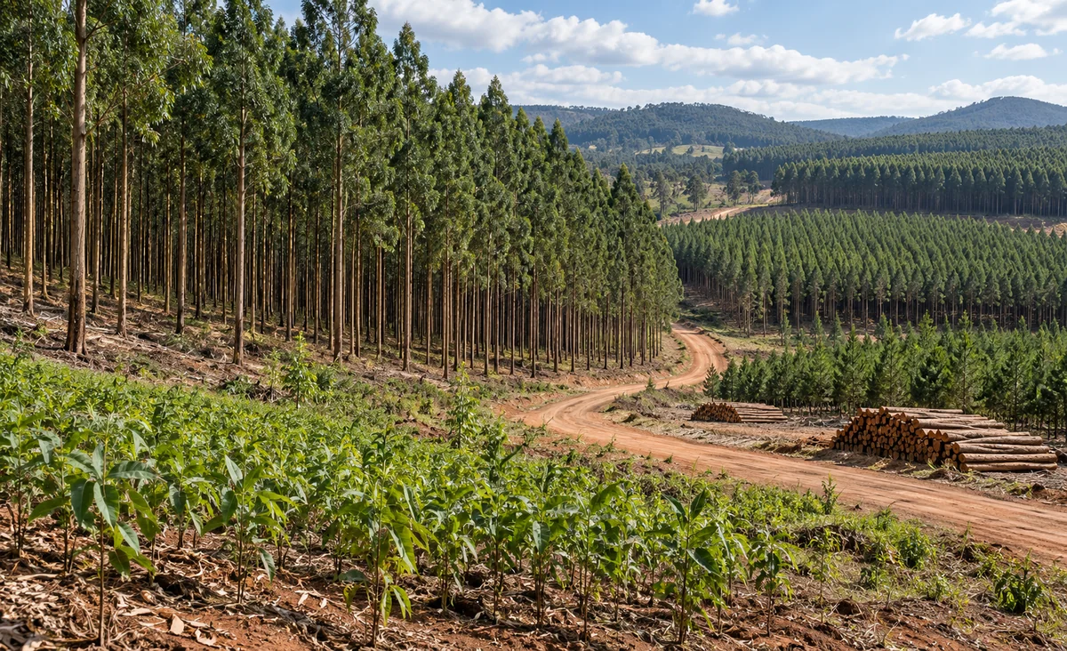Produção florestal bate recorde de R$ 47,9 bilhões puxada pela silvicultura 2 Produção florestal bate recorde de R$ 47,9 bilhões puxada pela silvicultura